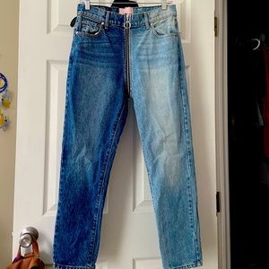 Revice Denim Ying Yang Crops